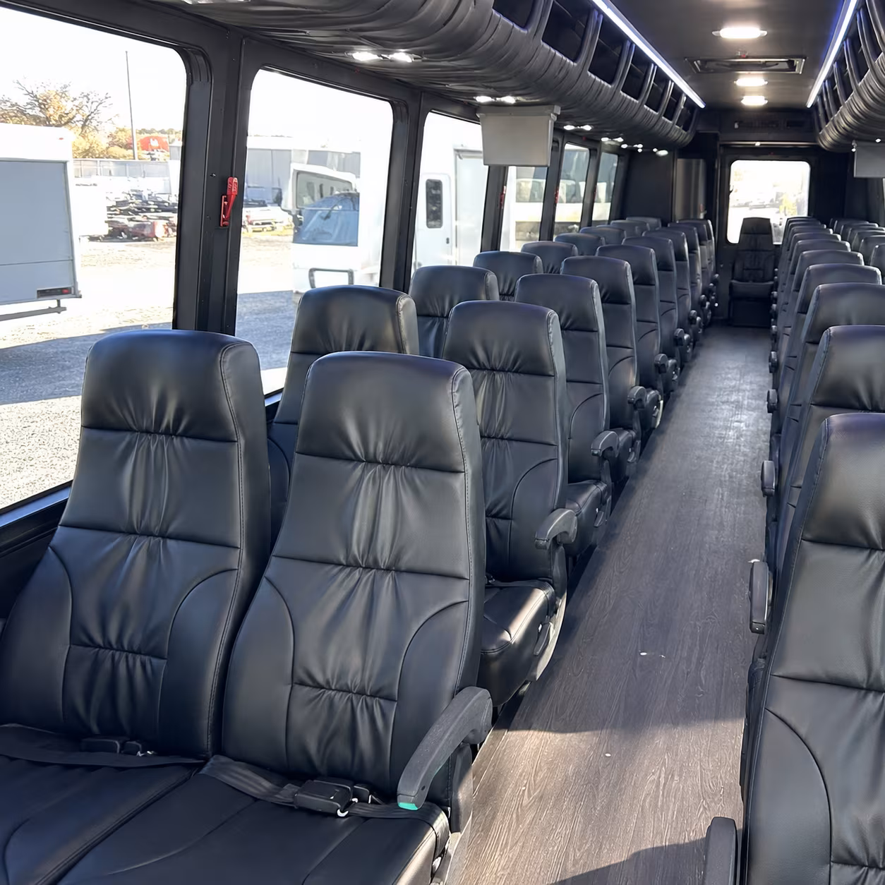 airport transfer buses for out of town wedding guests flying into the central valley