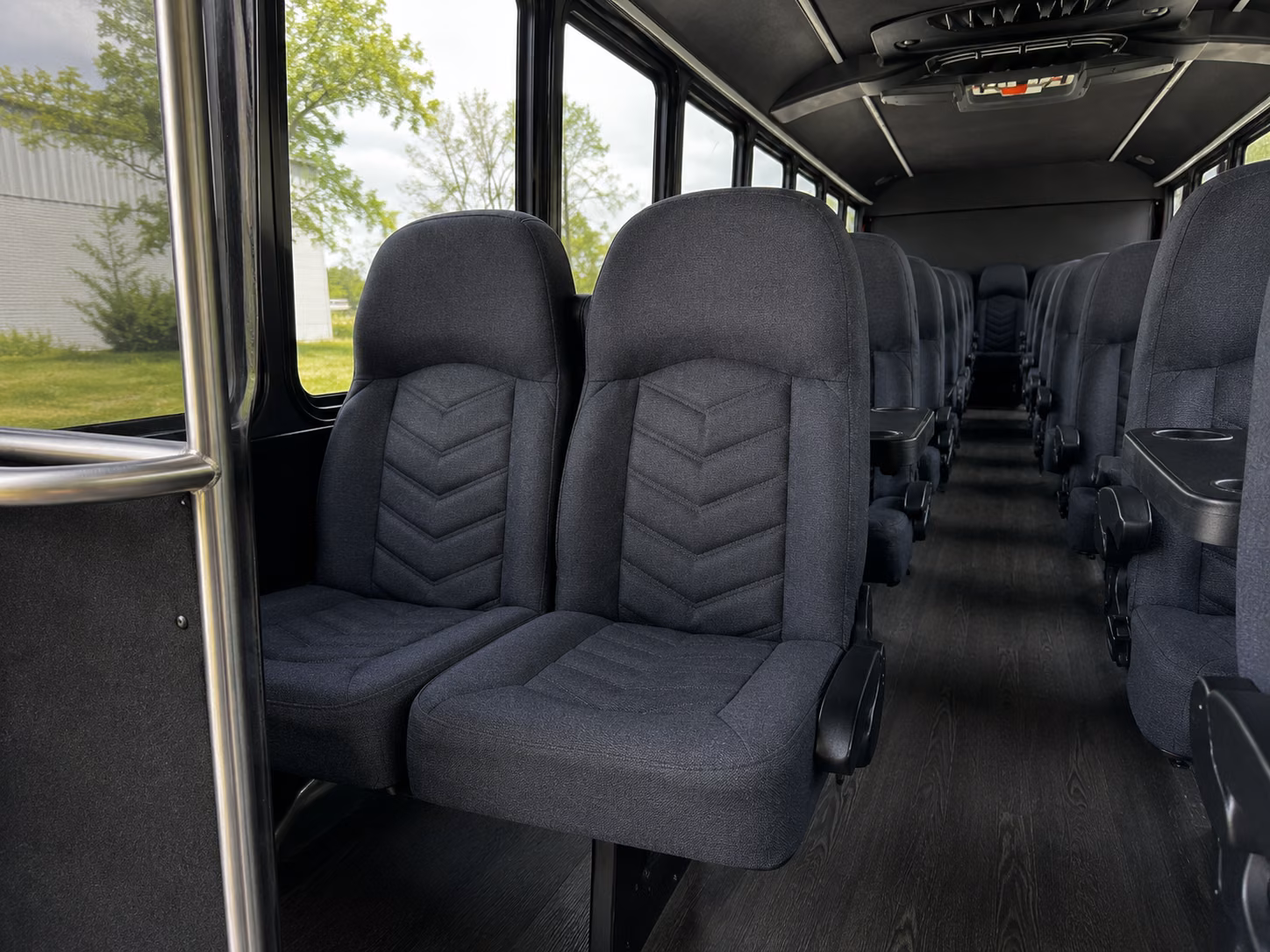 porterville 15 passenger minibus interior