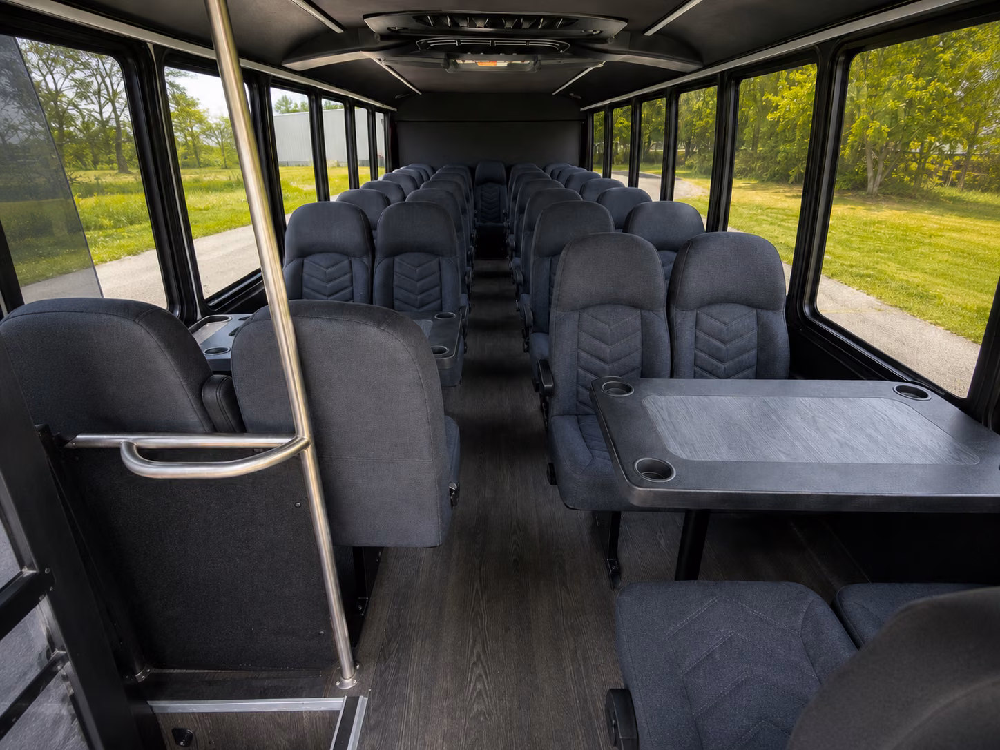 porterville 20 passenger minibus interior