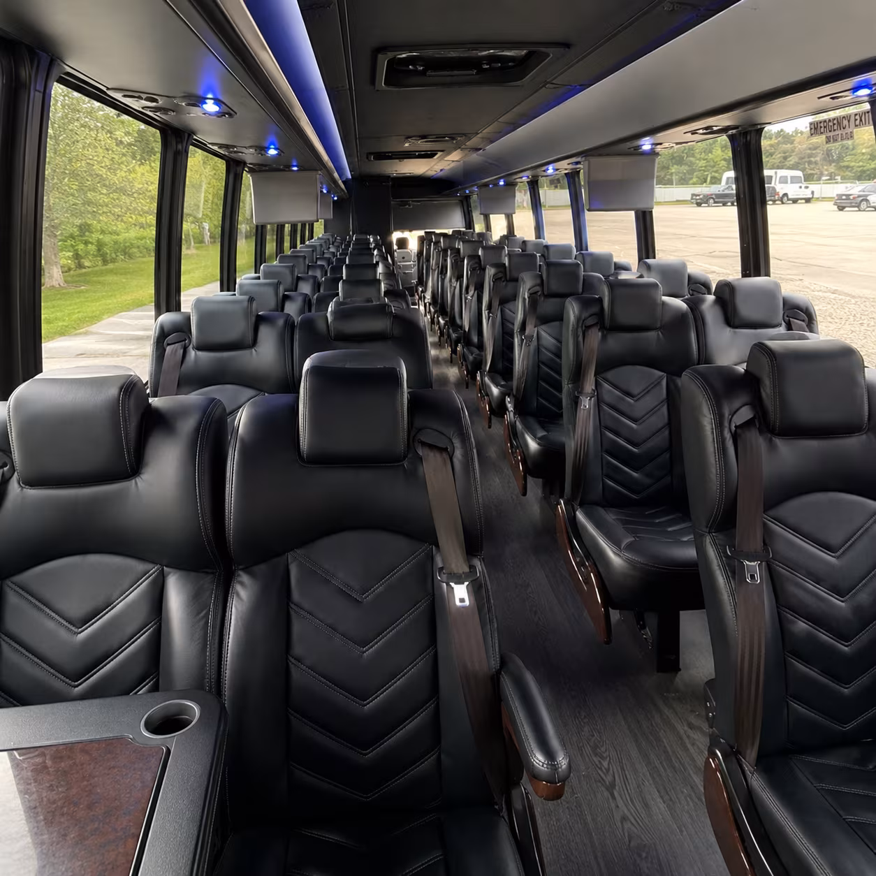 porterville 25 passenger minibus inside