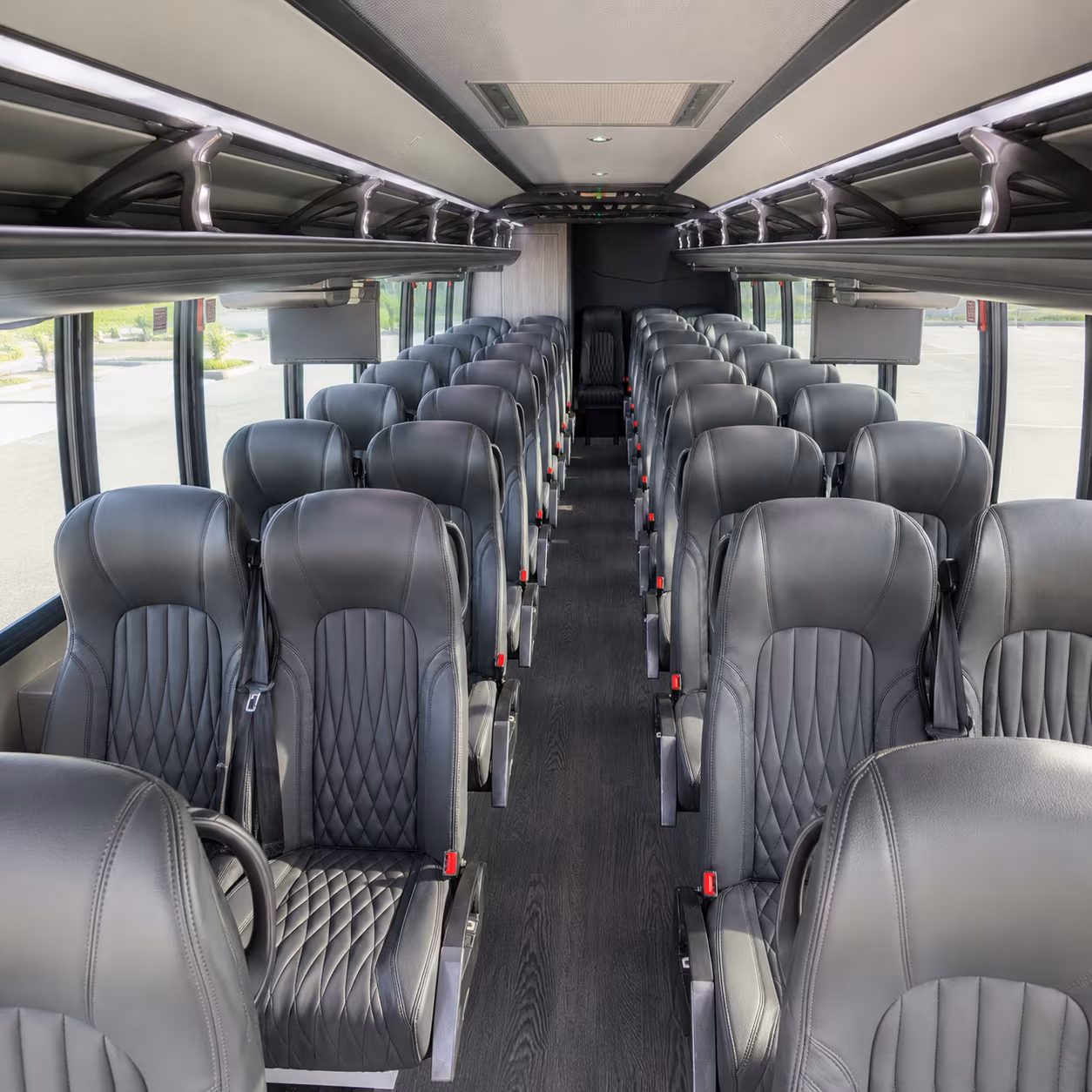 porterville 35 passenger minibus interior