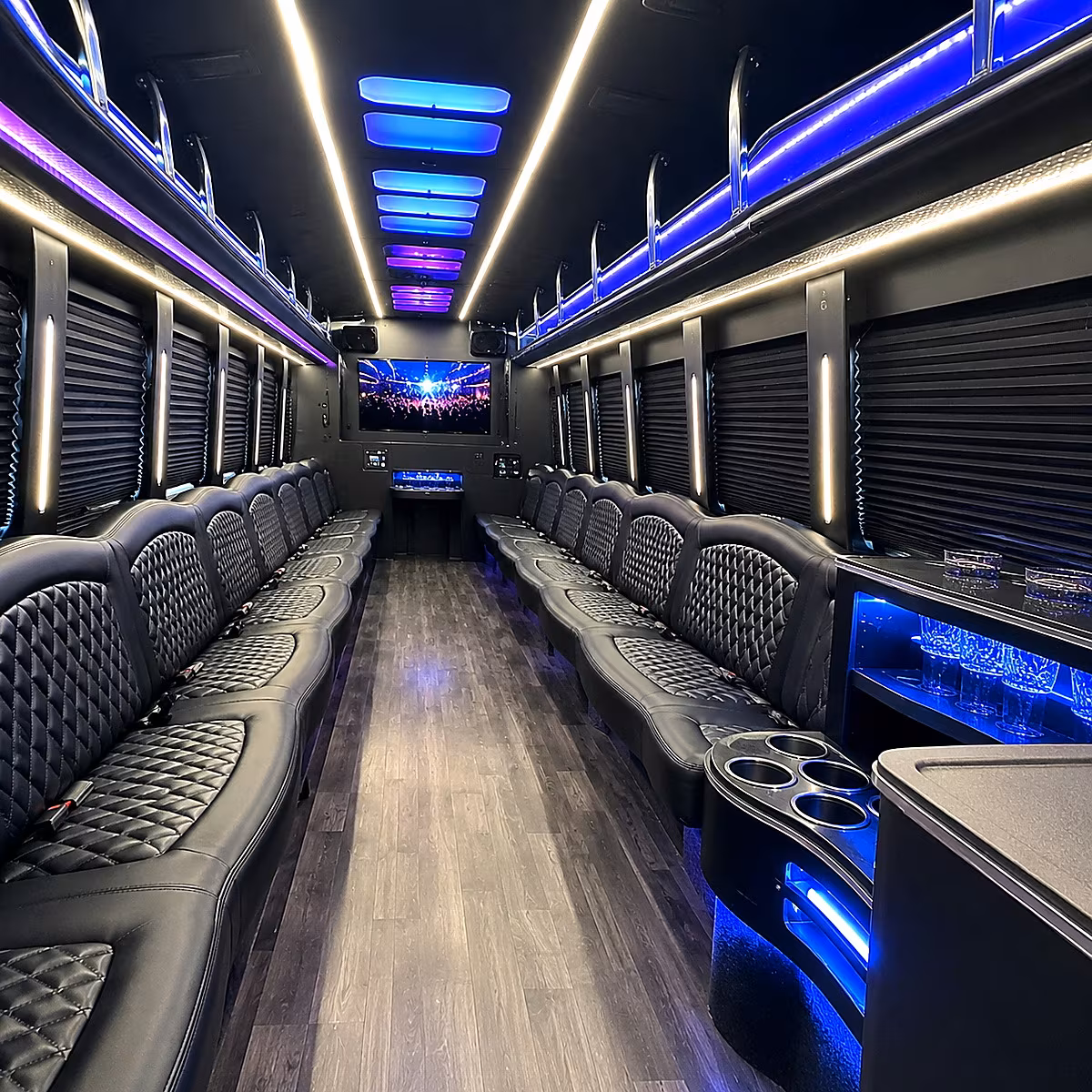 porterville party bus inside