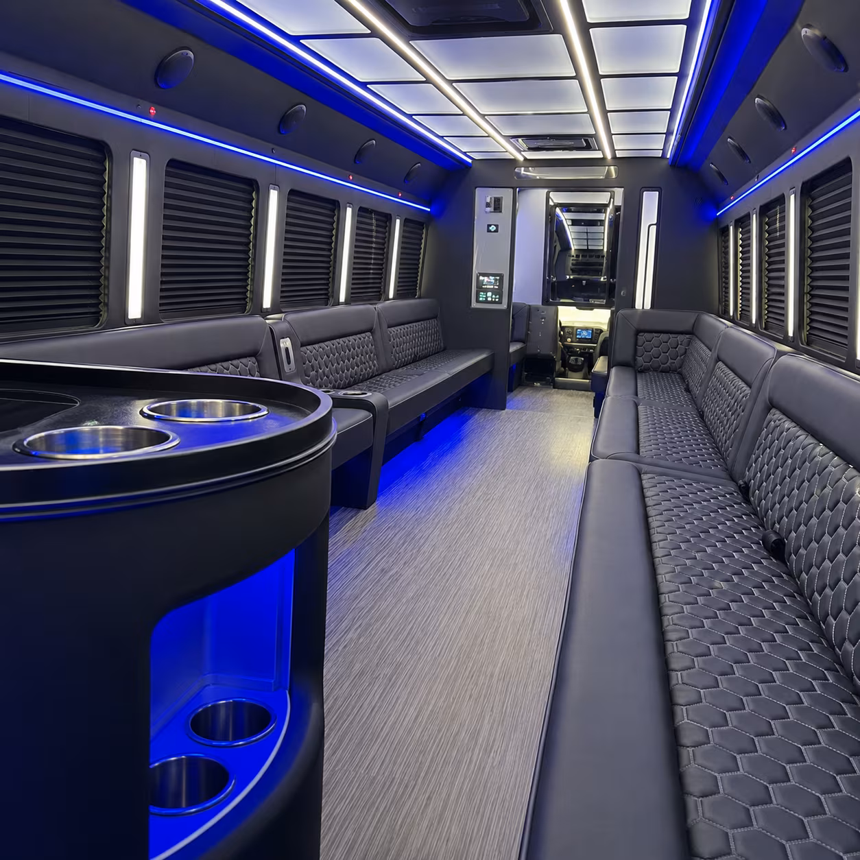 porterville party bus rentals inside
