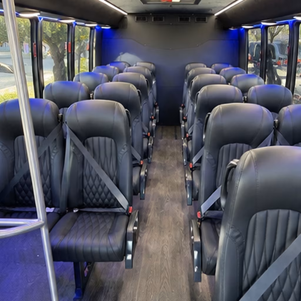 porterville prom transportation onboard seating