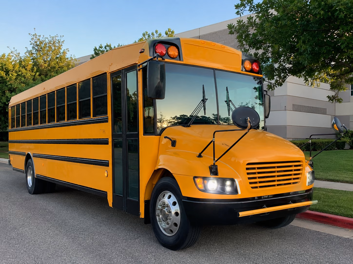porterville school bus