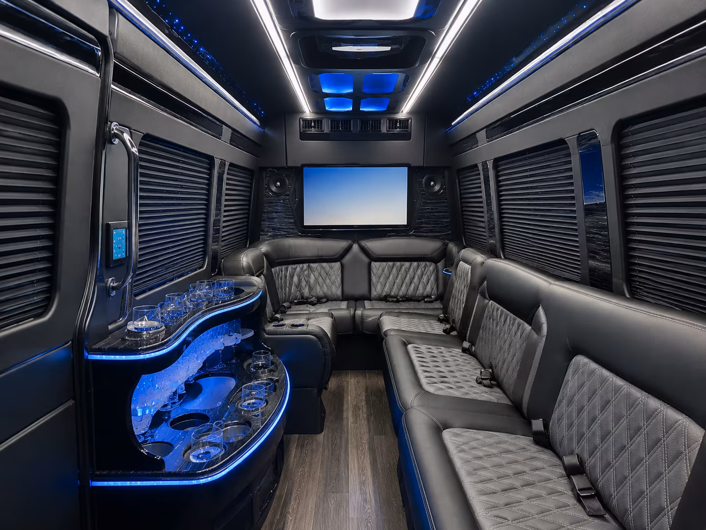 porterville sprinter limousine interior